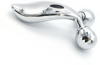 TEDRED 3D Face Roller Ball Massager Y-Shape Slimming Manual 3D Face Roller Ball Massager Y-Shape Slimming Manual Massager(Silver)