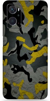 SkinoMania Oppo-K10 Mobile Skin(Multicolor Camo-Yellow)