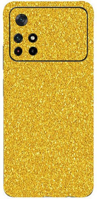 AsSkin Poco M4 Pro, poco m4 pro, poco m4 pro Mobile Skin(Ultra Super Golden Glitter Skin With High Matte Finish..0786)