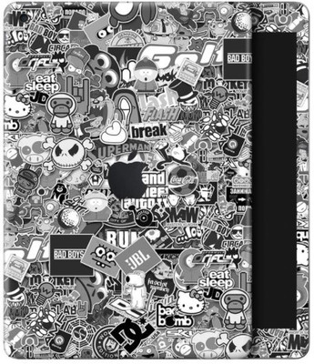 Orgic India Ipad Gen 8 Mobile Skin(Monochrome Sticker Bomb)