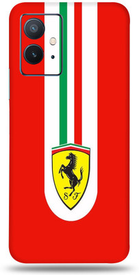 SkinoMania Iqoo Z6 5g Mobile Skin Mobile Skin(Multicolor Ferrari-Sign)