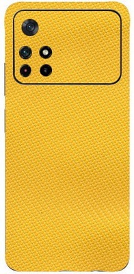 AsSkin Poco M4 Pro, poco m4 pro, poco m4 pro Mobile Skin(Ultra Super Yellow Carbon Fiber Skin With High Matte Finish..0786)