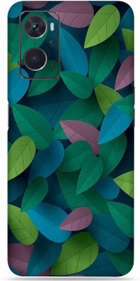SkinoMania Oppo-K10 Mobile Skin(Multicolor Leafs)