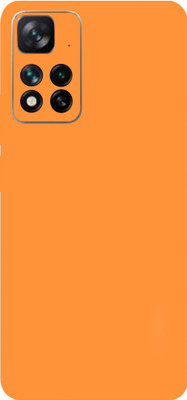 BUGGU Xiaomi 11i 5G Mobile Skin(Ultra Super Orange Matte Skin With High Matte Finish.)