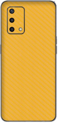 Orgic India Oppo F19S Mobile Skin(Carbon Yellow)