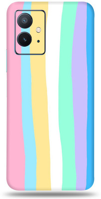 SkinoMania Iqoo Z6 5g Mobile Skin Mobile Skin(Multicolor Fade-Lines)