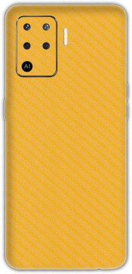 Orgic India Oppo F19 Pro Mobile Skin(Carbon Yellow)