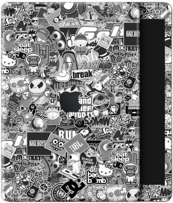 Orgic India Ipad Gen 7 Mobile Skin(Monochrome Sticker Bomb)