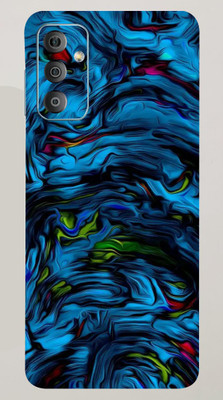 Mclaxa Blue Lava Mobile Back Skin, Blue Lava, SAMSUNG GALAXY F23 5G Mobile Skin(Blue Lava Skin With Super Matte Finish)