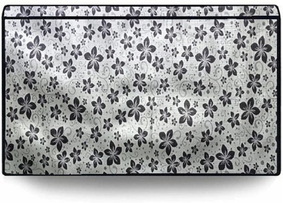 VP Creation for 32 inch LED  - T.V Cover (Grey Floral)(Grey)