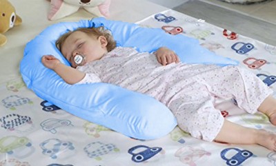 Cashmera Upgrade Model Pregnancy Pillow Microfibre Solid Pregnancy Pillow Pack of 1(Sky Blue)