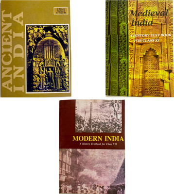 NCERT HISTORY BOOKS (1) Ancient India- RS Sharma (Class-11) (2) Medieval India - Satish Chandra (Class-11) (3) Modern India - Bipin Chandra (Class-12)3 Books(Paperback, Satish Chandra, RS Sharma)