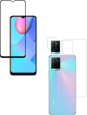 Vatsin Front and Back Tempered Glass for Vivo Y21G(Pack of 3)