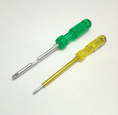 TOM Hardened and Tempered CRV Steel 2-in-1 Taparia Screw Driver with Line Tester Standard Screwdriver Set(Pack of 2)
