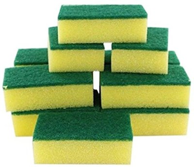 AK GROUP Two In One Scrub Pad Thick Sponge Backing (RANI PAD ,12PCS) Scrub Sponge(Regular, Pack of 12)