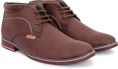 YOU LIKE 9202 Lace Up For Men(Brown , 8)