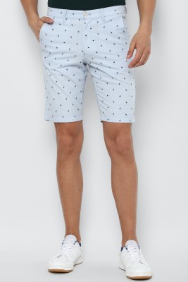 Allen Solly Printed Men Blue Regular Shorts