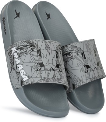 Kraasa Men Slides(Grey , 10)