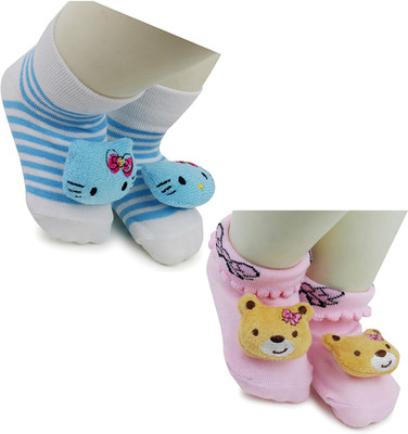 Neska Moda Baby Boys & Baby Girls Animal Print Ankle Length(Pack of 2)