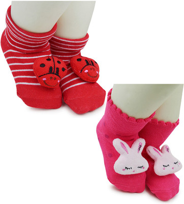 Neska Moda Baby Boys & Baby Girls Animal Print Ankle Length(Pack of 2)