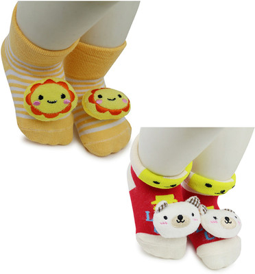 Neska Moda Baby Boys & Baby Girls Animal Print Ankle Length(Pack of 2)