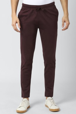 PETER ENGLAND Solid Men Purple Track Pants