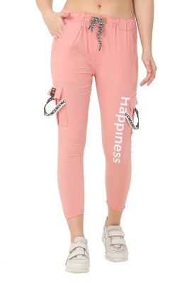 RT WORLDS STORE SHOP FASHION Printed Women Pink Track Pants