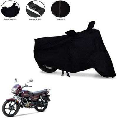 AUTOCAD Waterproof Two Wheeler Cover for TVS(Radeon, Black)
