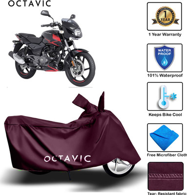 octavic Waterproof Two Wheeler Cover for Bajaj(Pulsar 150, Maroon)