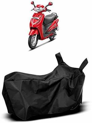 KEDIT Two Wheeler Cover for Universal For Bike(Duet, Black)
