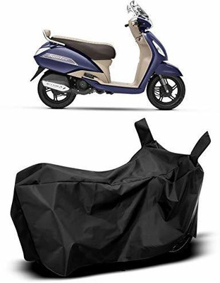 KEDIT Two Wheeler Cover for TVS(Jupiter Grande BS6, Black)