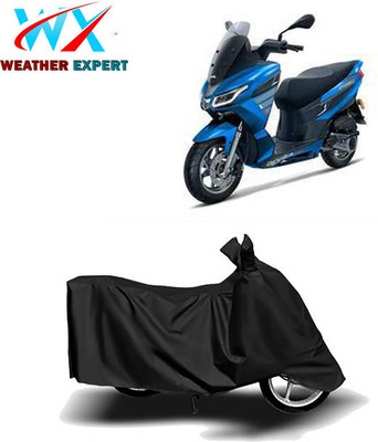 WEATHER EXPERT Waterproof Two Wheeler Cover for Aprilia(Storm 125, Black)