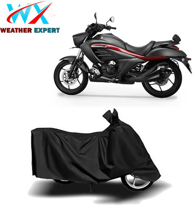 WEATHER EXPERT Waterproof Two Wheeler Cover for Suzuki(Intruder M800, Black)