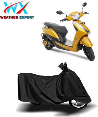 WEATHER EXPERT Waterproof Two Wheeler Cover for Ampere(Magnus, Black)