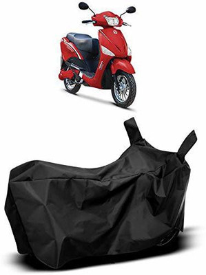 KEDIT Two Wheeler Cover for Hero(Electric Optima Plus, Black)