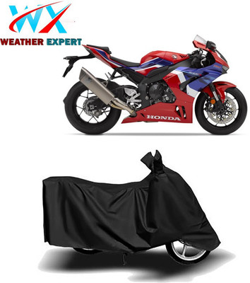 WEATHER EXPERT Waterproof Two Wheeler Cover for Honda(CBR 1000RR, Black)