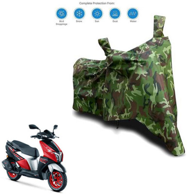 AUTOCAD Waterproof Two Wheeler Cover for TVS(NTORQ, Green)