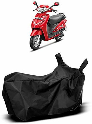 KEDIT Two Wheeler Cover for Hero(Duet LX 110CC, Black)