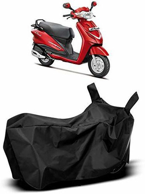 KEDIT Two Wheeler Cover for Hero(Duet LX 110CC BS6, Black)