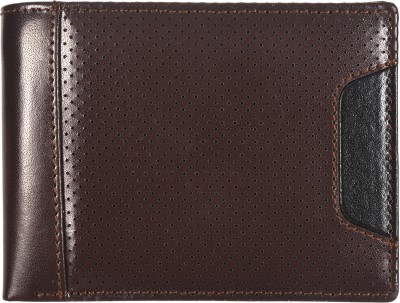 Leatherman Fashion Men Casual, Formal, Travel Brown, Black Genuine Leather Wallet(4 Card Slots)