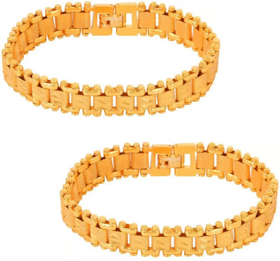 Utkarsh Metal, Stainless Steel Bracelet(Pack of 2)