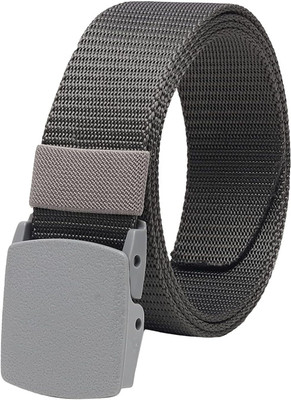 Nahsoril Men Casual Grey Nylon Belt
