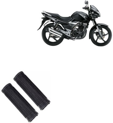 SEMAPHORE Anti Slip Motorcycle Grip Cover Dotted Black For Hero Glamour Handle Bar Grip For Hero Glamour(Pack of 2)