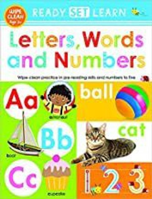 Ready Set Learn Workbooks- Letters, Words and Numbers(English, Paperback, Machell Dawn)