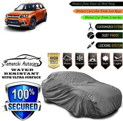 Tamanchi Autocare Car Cover For Maruti Suzuki Vitara Brezza ZDi(Grey)