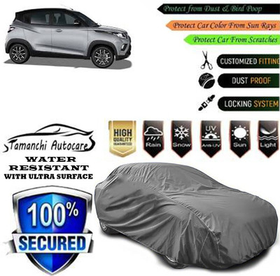 Tamanchi Autocare Car Cover For Mahindra KUV100 NXT G80 K2 Plus Petrol(Grey)