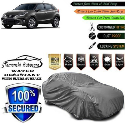 Tamanchi Autocare Car Cover For Toyota Glanza V Petrol(Grey)