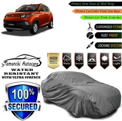 Tamanchi Autocare Car Cover For Mahindra KUV100 mFALCON G80 K4(Grey)