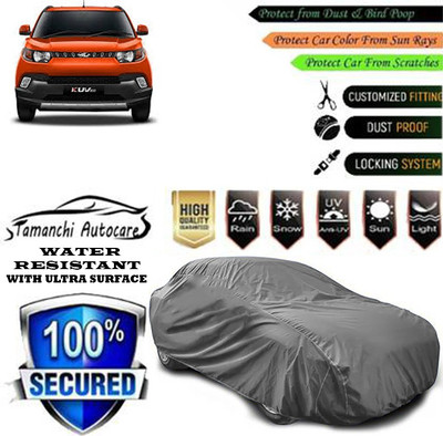 Tamanchi Autocare Car Cover For Mahindra KUV100 mFALCON D75 K8 5str(Grey)