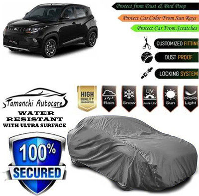 Tamanchi Autocare Car Cover For Mahindra KUV100 mFALCON D75 K6 Plus 5str(Grey)